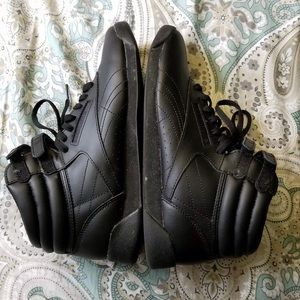 Reebok Freestyle Hi Black Sneakers